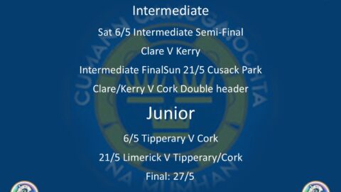 Munster Intermediate/Junior Fixtures 2023