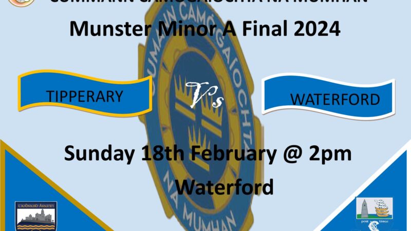 Munster Minor A Final Sunday 18th February