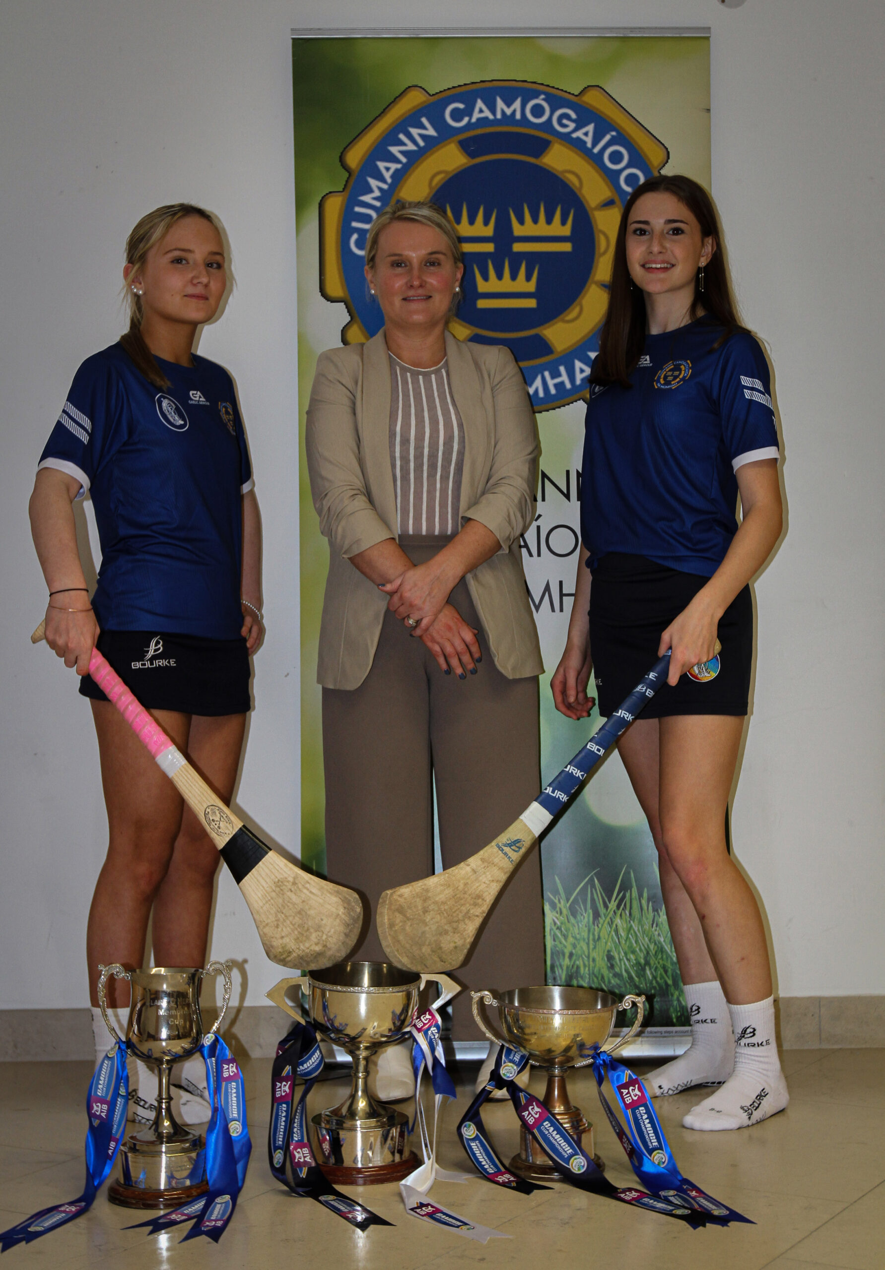 Munster Camogie Chairperson Christine Ryan officially launched the Munster AIB Camogie Club Championships  Monday night in Aras Mumhan in Limerick and says We are looking forward to the Commencement of our Club Championship