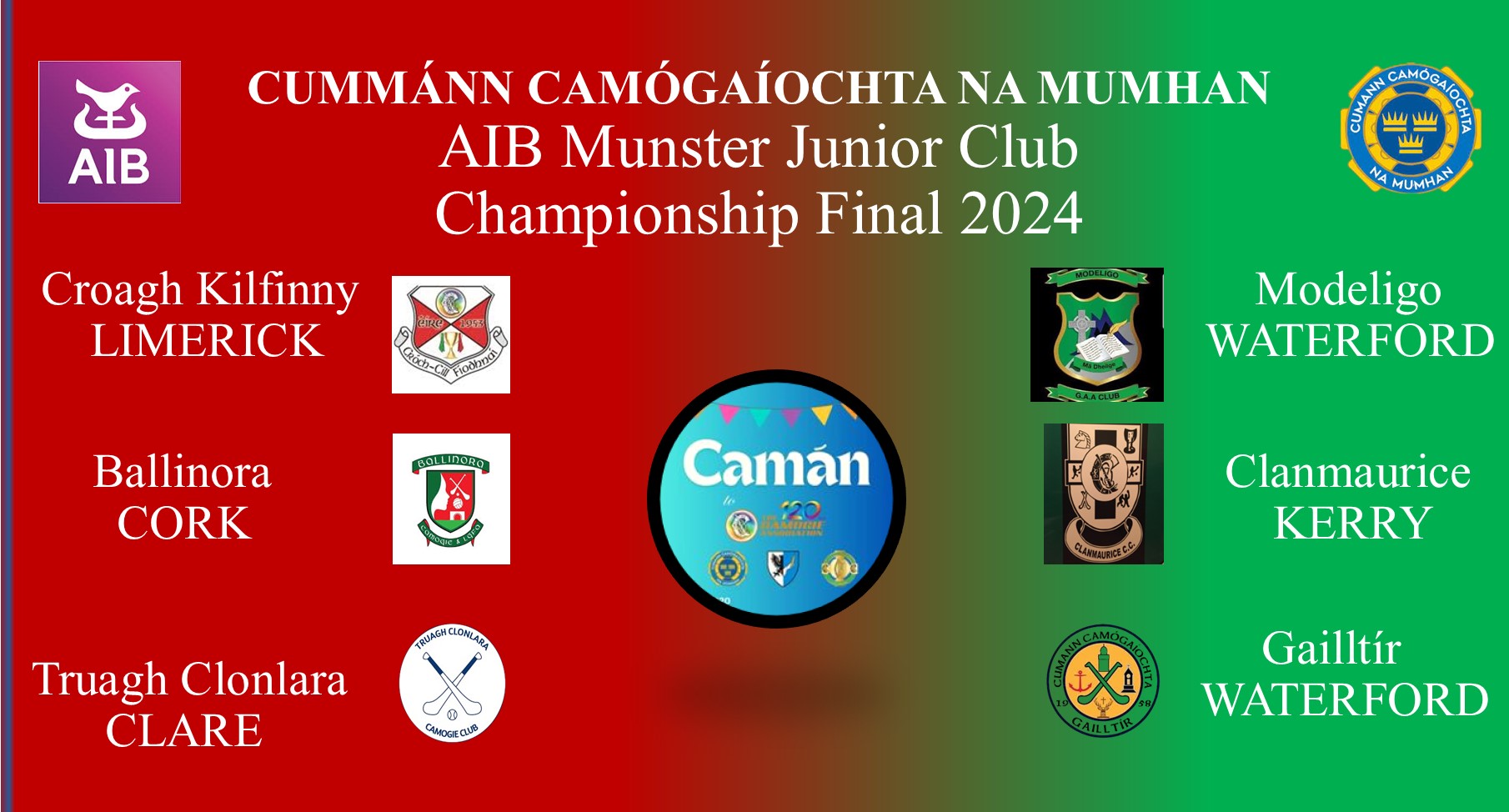 AIB Munster Senior Intermediate and Junior Championship Finals 2024