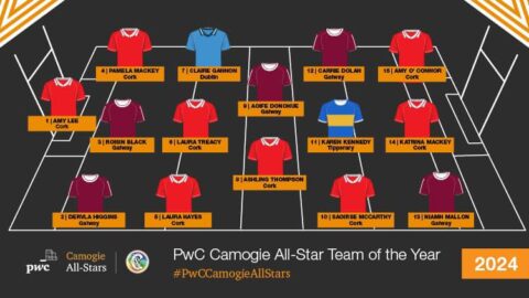 PwC Camogie Soaring Stars Team of 2024