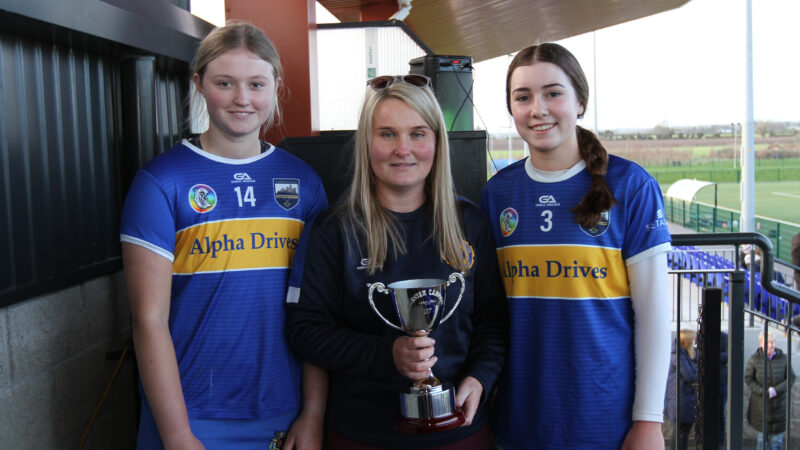 Official Tipperary Camogie win the First Munster U17 Development cup final in Fethard Town Park on Saturday 22nd February 2025