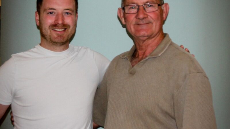 Pictured Jonathan Tallon Development officer and Mike Ryan Photographer on the day at the caman2munster