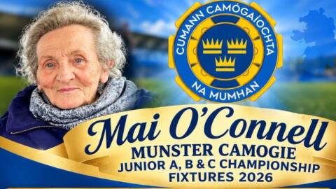 Munster Mai O Connell Junior A , B & C Fixtures 2026